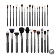 Perfect Eyebrow brushes set,3pcs Pro eyebrow brush,synthetic,brow sculpt/slim flat angled brows brush/precision definer T326-Health Wisdom™