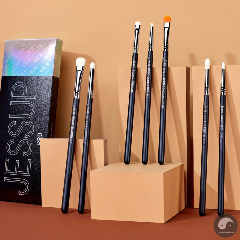 Perfect Eyeshadow Brush Set Eye Makeup Brushes set Synthetic Blending Shader Crease Smoky Concealer Pencil T334-Health Wisdom™