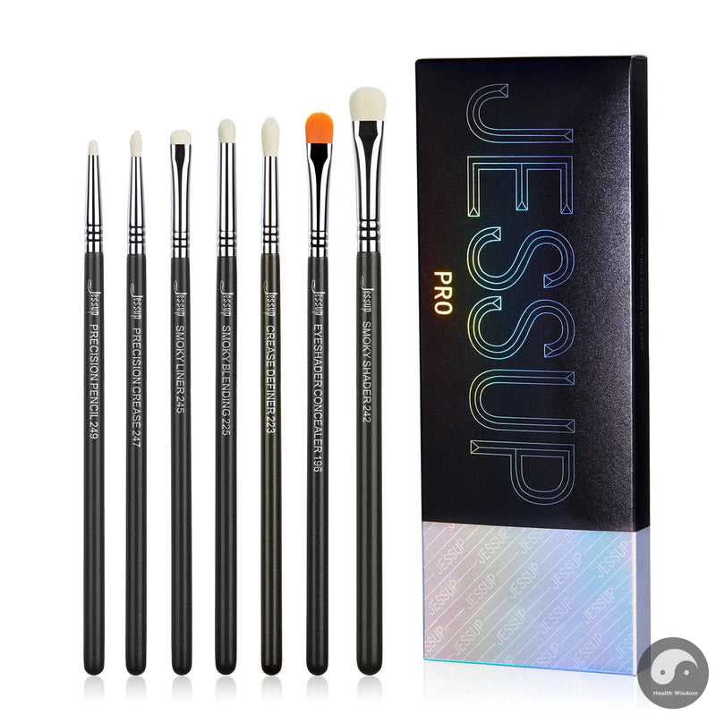 Perfect Eyeshadow Brush Set Eye Makeup Brushes set Synthetic Blending Shader Crease Smoky Concealer Pencil T334-Health Wisdom™