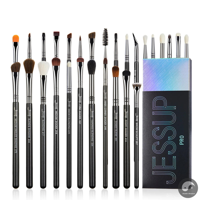 Perfect Eyeshadow Brush Set Eye Makeup Brushes set Synthetic Blending Shader Crease Smoky Concealer Pencil T334-Health Wisdom™