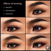 Perfect False Eyelashes,5 Pairs Fake Eyelashes Natural Cat Eye Lash Fluffy Wispy Short Volume Reusable Faux Mink Eyelashes FE502-Health Wisdom™