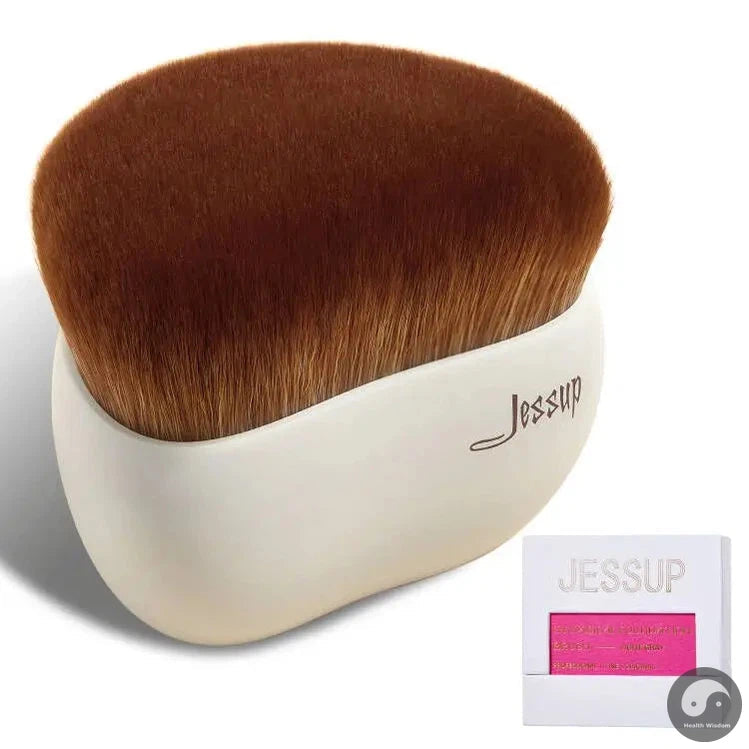 Perfect Foundation Makeup Brush,Multi-tasker Foundation Brush Highlight Contour Blush Buffer Flat Top Smooth Fine Dense SF001-Health Wisdom™
