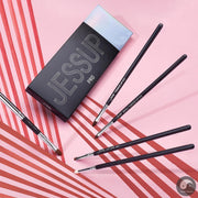 Perfect Lip brushes set,Pro contour different lip shapes,Synthetic,small/cat-tongue /flat/round/tapered-tip lipliner brush T325-Health Wisdom™