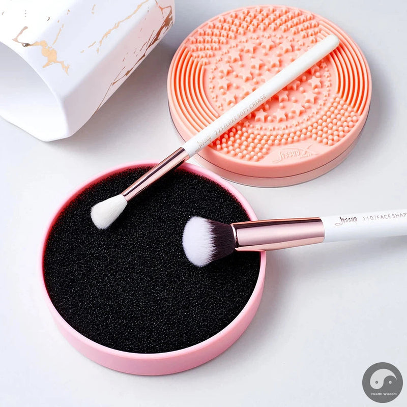 Perfect Makeup Brush Cleaner Sponge 2-IN-1 Dry & Wet Silicone Remover Color Makeup Accessories-Health Wisdom™
