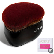 Perfect Makeup Brush Foundation Brush with Makeup Sponge,Contour Blush Concealer Highlight, T882-Health Wisdom™
