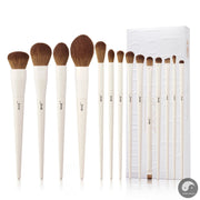 Perfect Makeup Brushes 10-14pc Makeup Brush set Synthetic Foundation Brush Powder Contour Eyeshadow Liner Blending Highlight T329-Health Wisdom™