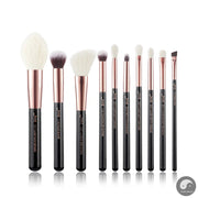 Perfect Makeup Brushes Set 10pcs Make up Brush Natural-Synthetic Beauty Tools kit Foundation Powder Definer Shader Liner Natural-Health Wisdom™