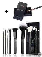 Perfect Makeup Brushes Set 10pcs Makeup Brush Natural-Synthetic Powder Foundation Eyeshadow Eyeliner Concealer Blush Eyebrow T323-Health Wisdom™