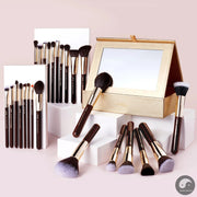 Perfect Makeup Brushes Set 15-25pcs Makeup Brush Eyeshadow Blending Powder Foundation Blusher Concealer Cosmetics Storage Box-Health Wisdom™