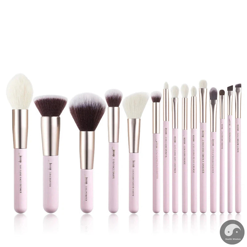 Perfect Makeup Brushes Set 15pcs Professional Makeup Brush Foundation Powder Eyeshadow Blender Liner Blusher Brochas-Health Wisdom™