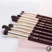 Perfect Makeup Brushes Set 15pcs Professional Makeup Brush Powder Eyeshadow Liner Foundation Blush Blending Zinfandel/Golden-Health Wisdom™