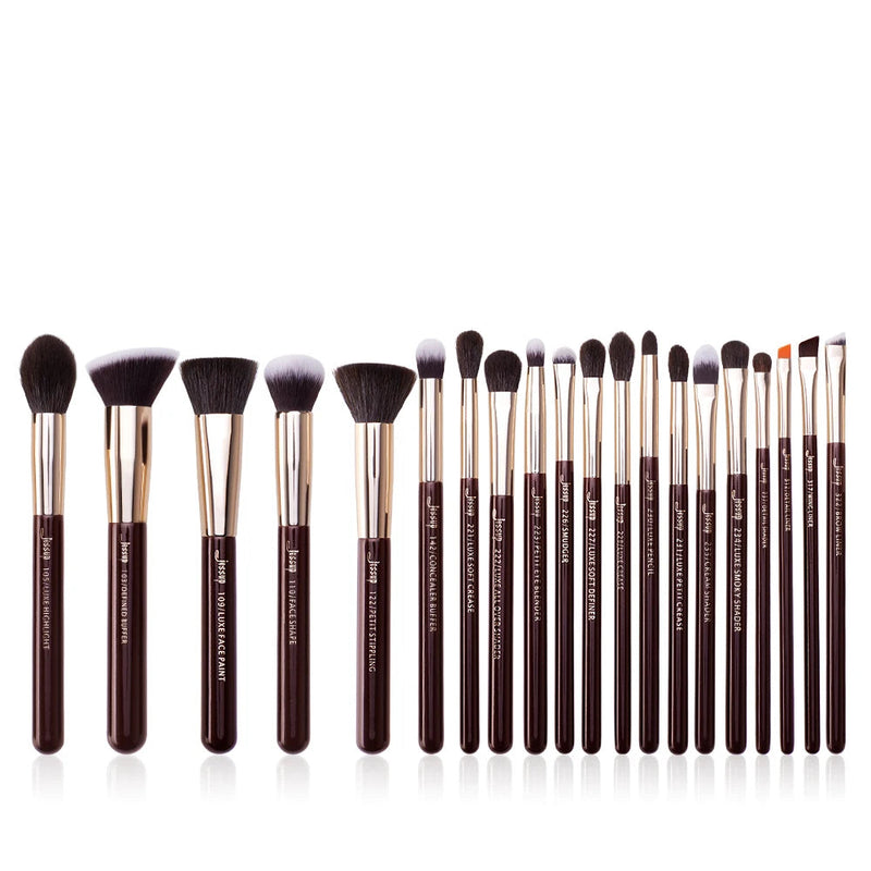 Perfect Makeup Brushes Set 20pcs Make up Brush Foundation Powder Brushes Natural-synthetic Rose Gold /Black Brushes Makeup Kit-Health Wisdom™
