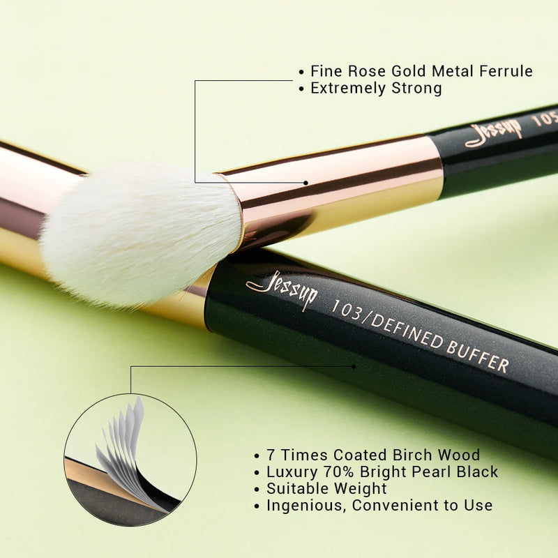 Perfect Makeup Brushes Set 20pcs Make up Brush Foundation Powder Brushes Natural-synthetic Rose Gold /Black Brushes Makeup Kit-Health Wisdom™