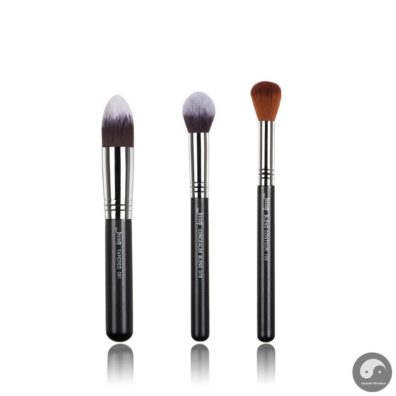 Perfect Makeup Brushes Set 3-34pcs Synthetic Hair Foundation Eyeshadow Powder Brush Contour Blending Concealer Brocha Maquillaje-Health Wisdom™