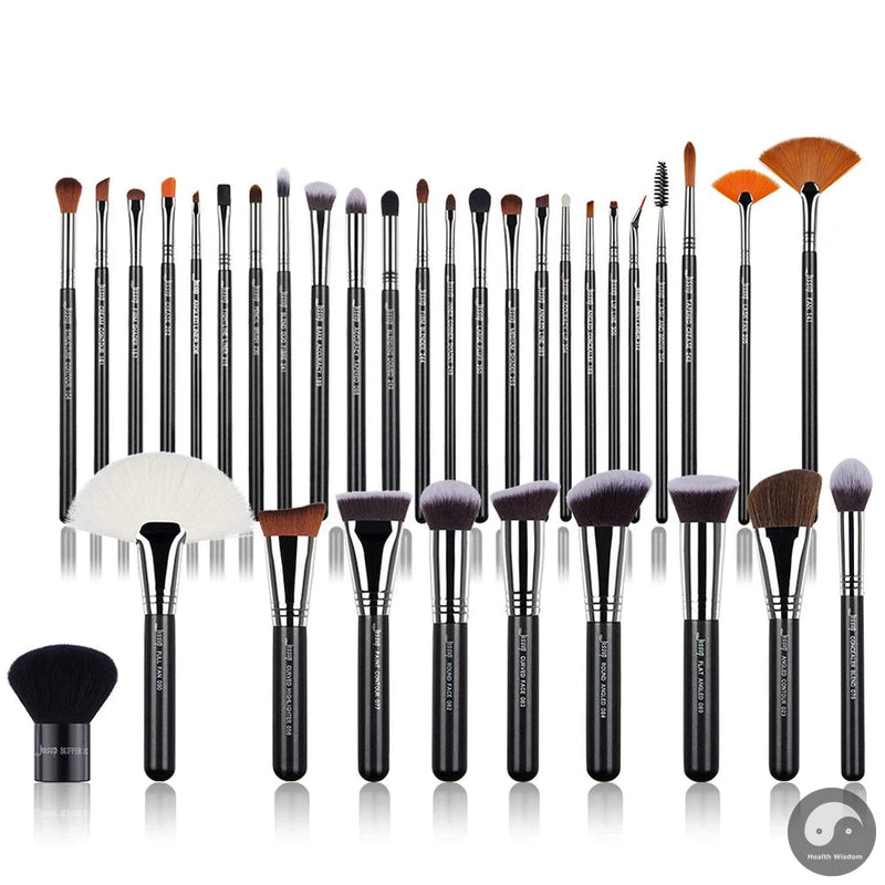 Perfect Makeup Brushes Set 3-34pcs Synthetic Hair Foundation Eyeshadow Powder Brush Contour Blending Concealer Brocha Maquillaje-Health Wisdom™