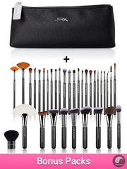 Perfect Makeup Brushes Set 3-34pcs Synthetic Hair Foundation Eyeshadow Powder Brush Contour Blending Concealer Brocha Maquillaje-Health Wisdom™