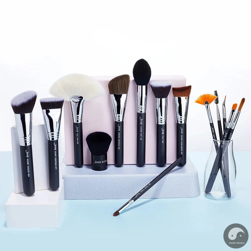 Perfect Makeup Brushes Set 3-34pcs Synthetic Hair Foundation Eyeshadow Powder Brush Contour Blending Concealer Brocha Maquillaje-Health Wisdom™