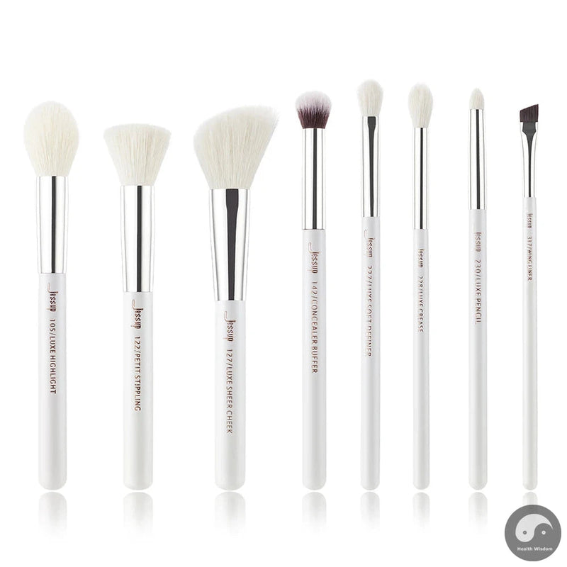 Perfect Makeup Brushes Set 8pcs Make up brush Natural-synthetic Powder Foundation Highlighter Concealer Eyeshadow Wing Liner-Health Wisdom™