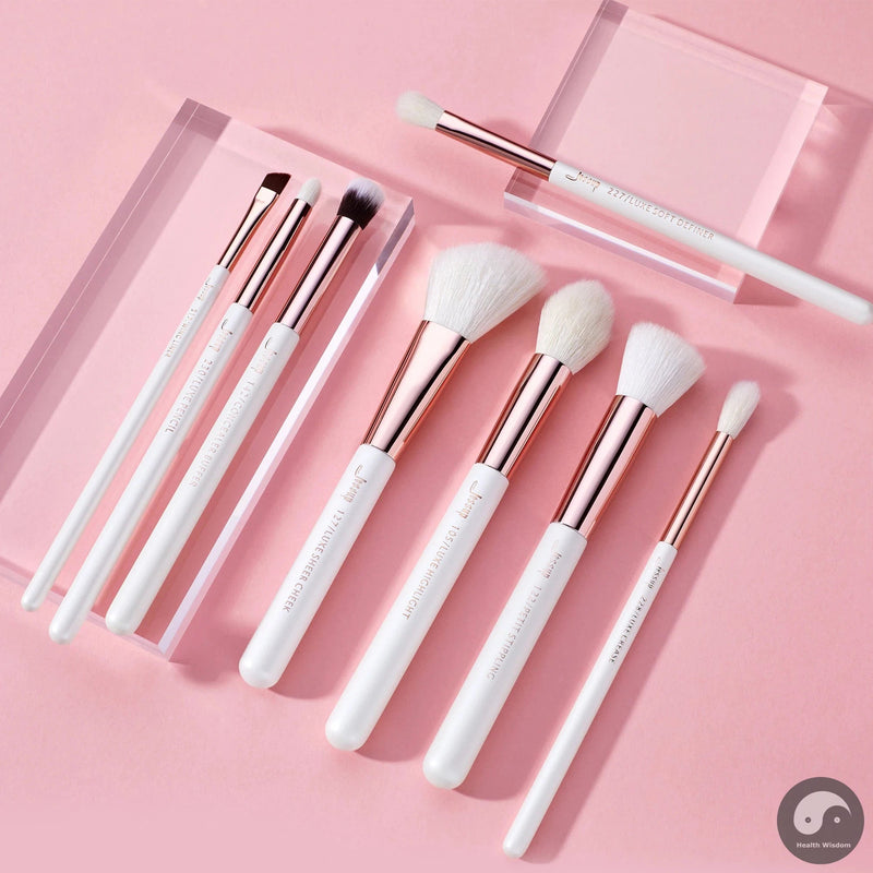 Perfect Makeup Brushes Set 8pcs Make up brush Natural-synthetic Powder Foundation Highlighter Concealer Eyeshadow Wing Liner-Health Wisdom™