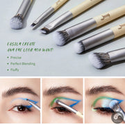 Perfect Makeup Brushes Set Eco-Friendly Premium Synthetic Foundation Powder Angled Concealer Blending Eyeshadow Duo Eyebrow T327-Health Wisdom™