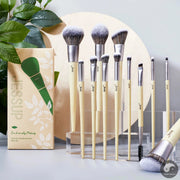 Perfect Makeup Brushes Set Eco-Friendly Premium Synthetic Foundation Powder Angled Concealer Blending Eyeshadow Duo Eyebrow T327-Health Wisdom™