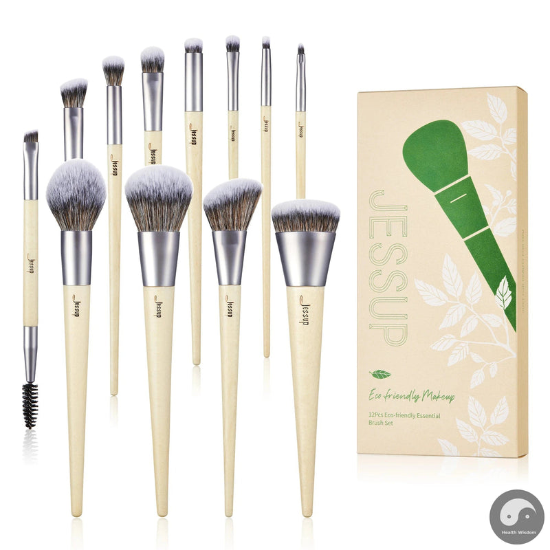 Perfect Makeup Brushes Set,10-14pcs Make Up Brush Contour Foundation Powder Eyeshadow Highlight Blending Concealer Liner T336-Health Wisdom™
