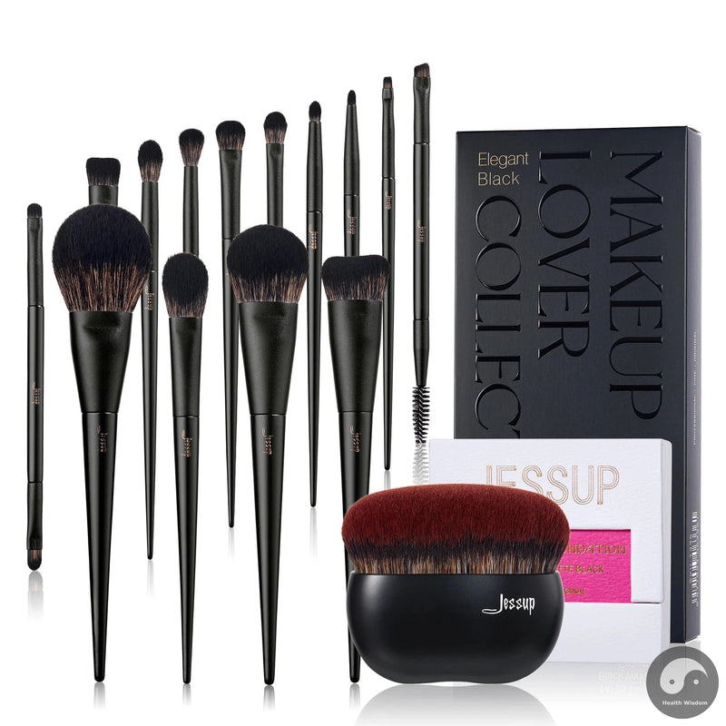 Perfect Makeup Brushes Set,10-14pcs Make Up Brush Contour Foundation Powder Eyeshadow Highlight Blending Concealer Liner T336-Health Wisdom™