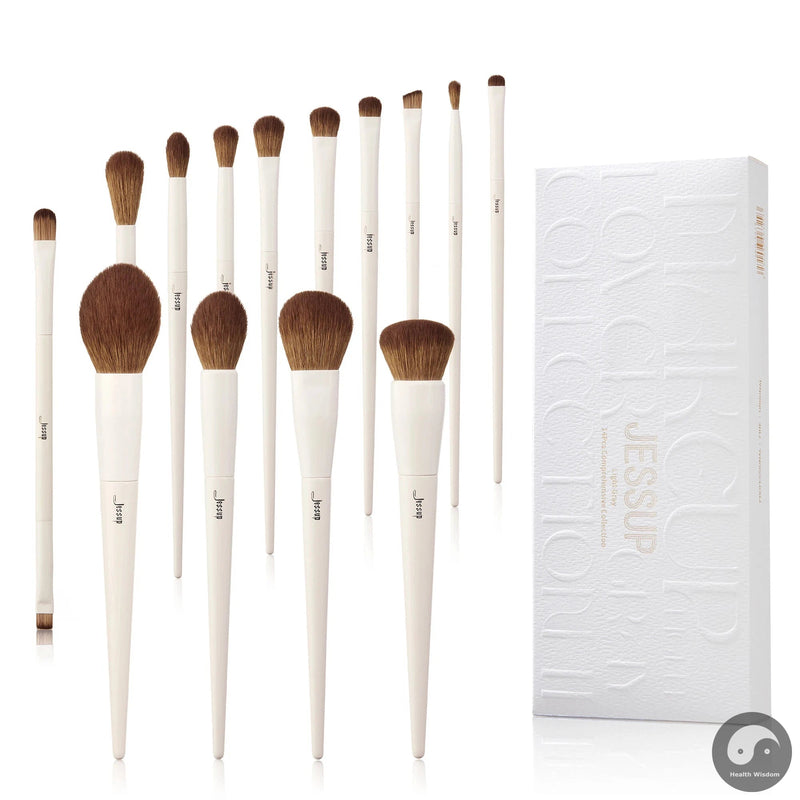 Perfect Makeup Brushes Set,10-14pcs Make Up Brush Contour Foundation Powder Eyeshadow Highlight Blending Concealer Liner T336-Health Wisdom™