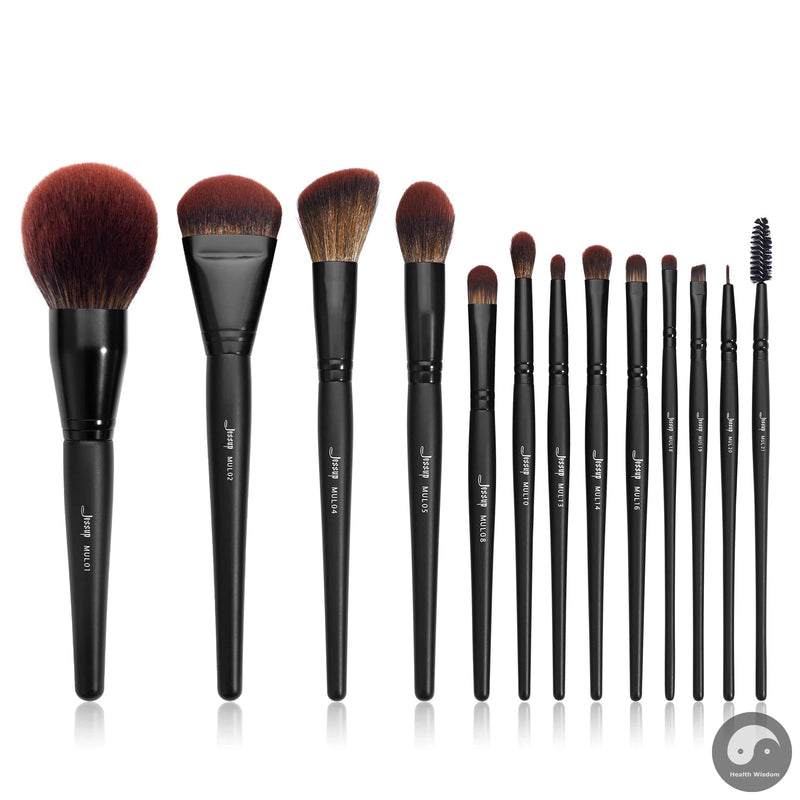 Perfect Makeup Brushes Set,10-14pcs Make Up Brush Contour Foundation Powder Eyeshadow Highlight Blending Concealer Liner T336-Health Wisdom™