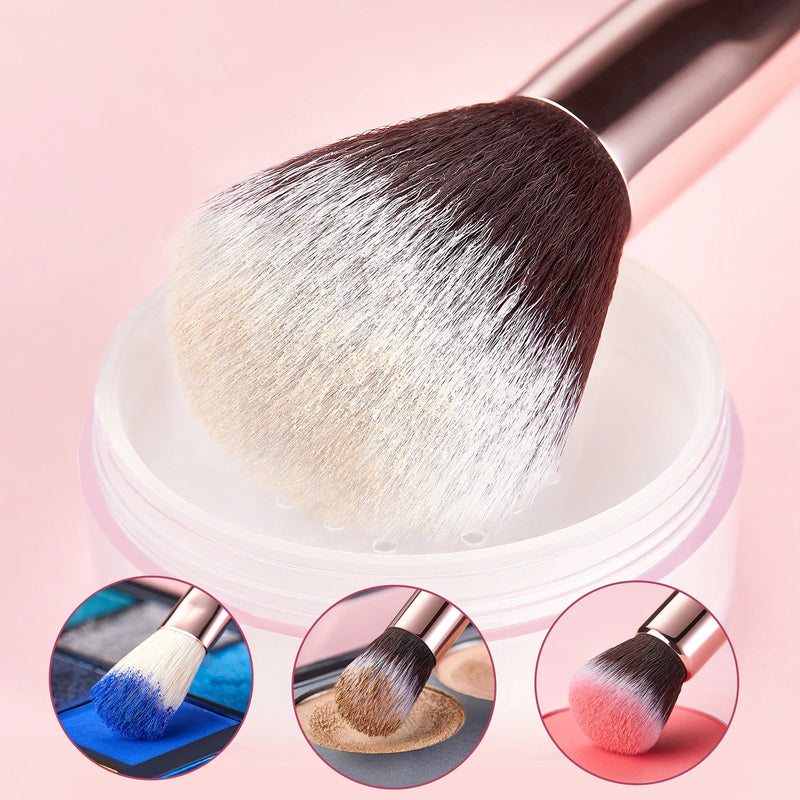 Perfect Makeup Brushes set 10pcs professional Make up Brush Foundation Powder Buffer Cheek Shader Pearl White/ Rose Gold Cosmetic-Health Wisdom™