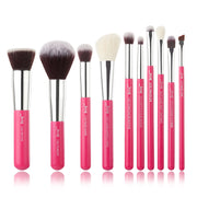 Perfect Makeup Brushes set 10pcs professional Make up Brush Foundation Powder Buffer Cheek Shader Pearl White/ Rose Gold Cosmetic-Health Wisdom™
