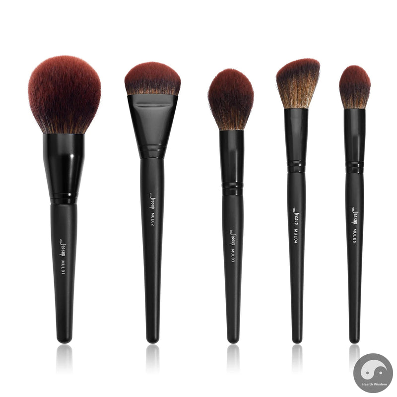 Perfect Makeup Brushes set,3-21pcs Premium Synthetic Big Powder Brush Foundation Concealer Eyeshadow Eyeliner Spoolie Wooden T271-Health Wisdom™