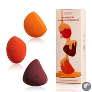 Perfect Makeup Sponges Set, 3pcs Make up Sponges Beauty Foundation Sponge Makeup Blender Wet&Dry Concealer Sponge, SP013-Health Wisdom™
