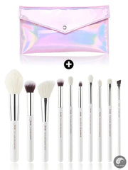 Perfect Makeup brushes set Pearl White/Silver Beauty Foundation Powder Eyeshadow Make up Brushes High quality 6pcs-25pcs-Health Wisdom™