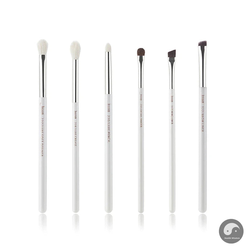 Perfect Makeup brushes set Pearl White/Silver Beauty Foundation Powder Eyeshadow Make up Brushes High quality 6pcs-25pcs-Health Wisdom™
