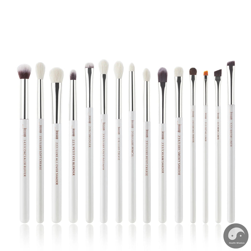 Perfect Makeup brushes set Pearl White/Silver Beauty Foundation Powder Eyeshadow Make up Brushes High quality 6pcs-25pcs-Health Wisdom™