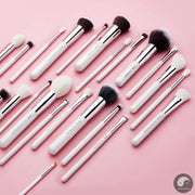Perfect Makeup brushes set Pearl White/Silver Beauty Foundation Powder Eyeshadow Make up Brushes High quality 6pcs-25pcs-Health Wisdom™