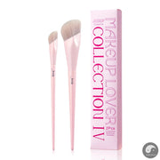 Perfect Pink Makeup Brushes Set 2-14pcs Make up Brushes Premium Vegan Foundation Blush Eyeshadow liner Powder Blending Brush,T495-Health Wisdom™
