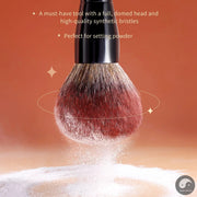 Perfect Powder Brush Makeup Large Finishing Mineral Powder Brush,Vegan Flawlessl Face Brush makeup for Powder&Blush&Bronzer MUL01-Health Wisdom™