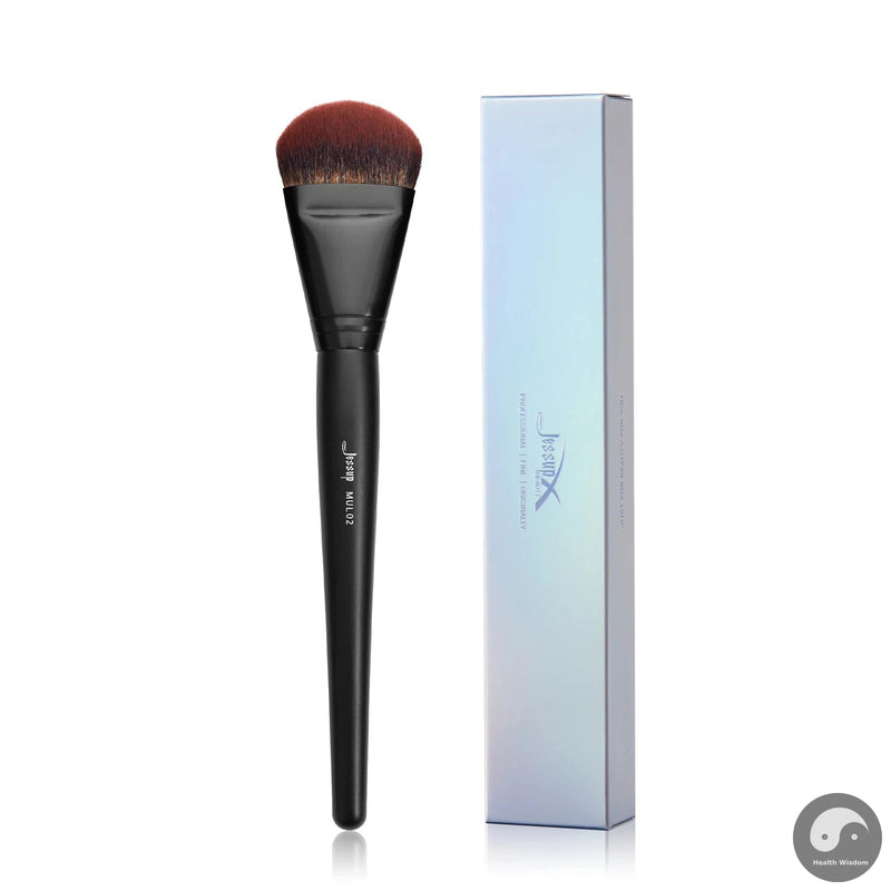 Perfect Powder Brush Makeup Large Finishing Mineral Powder Brush,Vegan Flawlessl Face Brush makeup for Powder&Blush&Bronzer MUL01-Health Wisdom™