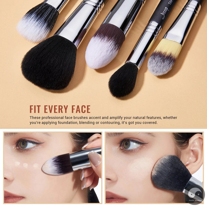 Perfect Pro Makeup Brushes Set 6-27pcs Make Up Brush Synthetic Foundation Powder Contour Eyeshadow Eyeliner-Health Wisdom™