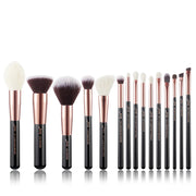 Perfect Professional Makeup Brushes 15pcs Make up Brush set Cosmetics Foundation Powder Definer Shader Liner Rose Gold / Black-Health Wisdom™