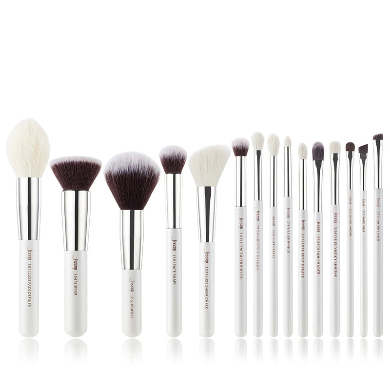 Perfect Professional Makeup Brushes 15pcs Make up Brush set Cosmetics Foundation Powder Definer Shader Liner Rose Gold / Black-Health Wisdom™