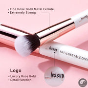 Perfect Professional Makeup Brushes Set 15pcs Make up Brush Natural-synthetic Foundation Powder Detail Eye Brush Pearl White T222-Health Wisdom™