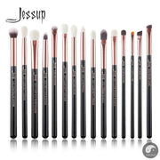 Perfect Professional Makeup Brushes Set 15pcs Make up Brush Pearl White/Silver Tools kit Eye Liner Shader natural-synthetic hair-Health Wisdom™