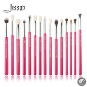 Perfect Professional Makeup Brushes Set 15pcs Make up Brush Pearl White/Silver Tools kit Eye Liner Shader natural-synthetic hair-Health Wisdom™