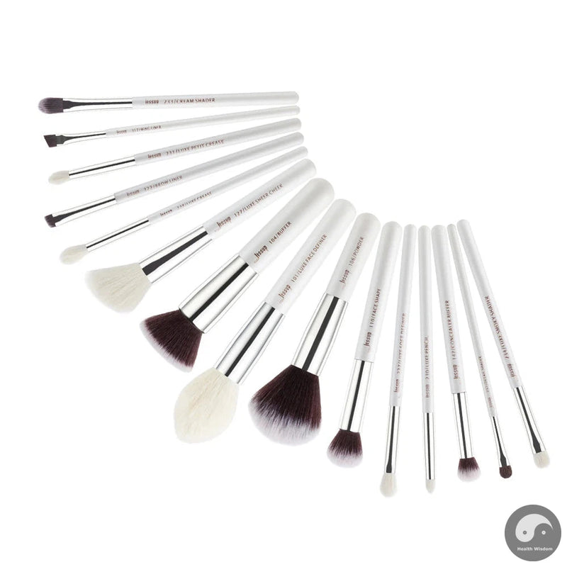 Perfect Professional Makeup Brushes Set 15pcs Make up Brush Tools Kit Foundation Stippling Natural-Synthetic Hair Brushes Sets-Health Wisdom™