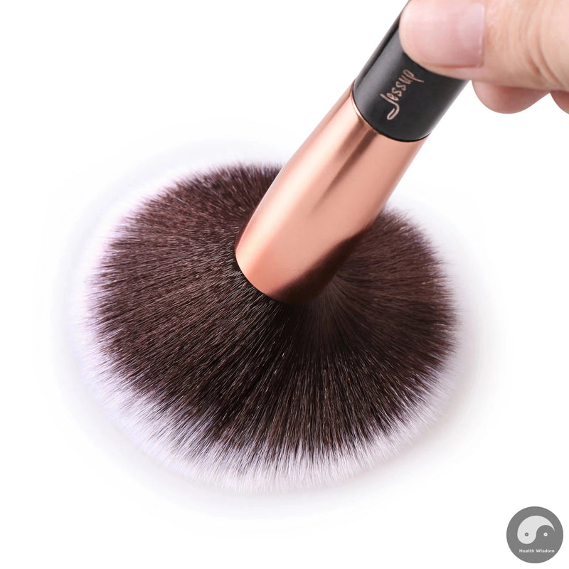Perfect Professional Makeup Brushes Set 15pcs Make up Brush Tools Kit Foundation Stippling Natural-Synthetic Hair Brushes Sets-Health Wisdom™