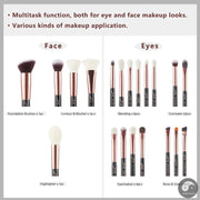 Perfect Professional Makeup Brushes Set 20pcs Make up Brush Tools kit Foundation Powder Brushes Natural-Synthetic Hair Complete-Health Wisdom™