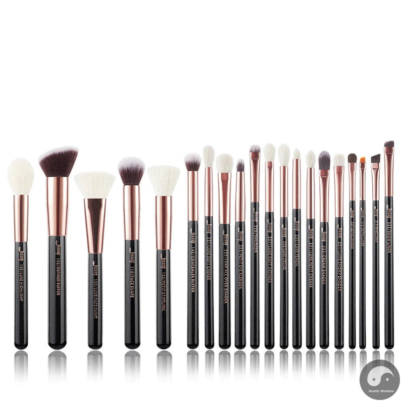 Perfect Professional Makeup Brushes Set 20pcs Make up Brush Tools kit Foundation Powder Brushes Natural-Synthetic Hair Complete-Health Wisdom™